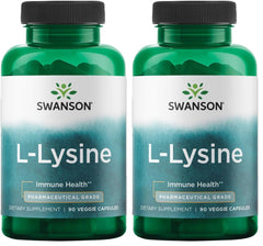 Swanson Ajipure L-Lysine 500 mg vegetarian capsules pack of 2 - image 1