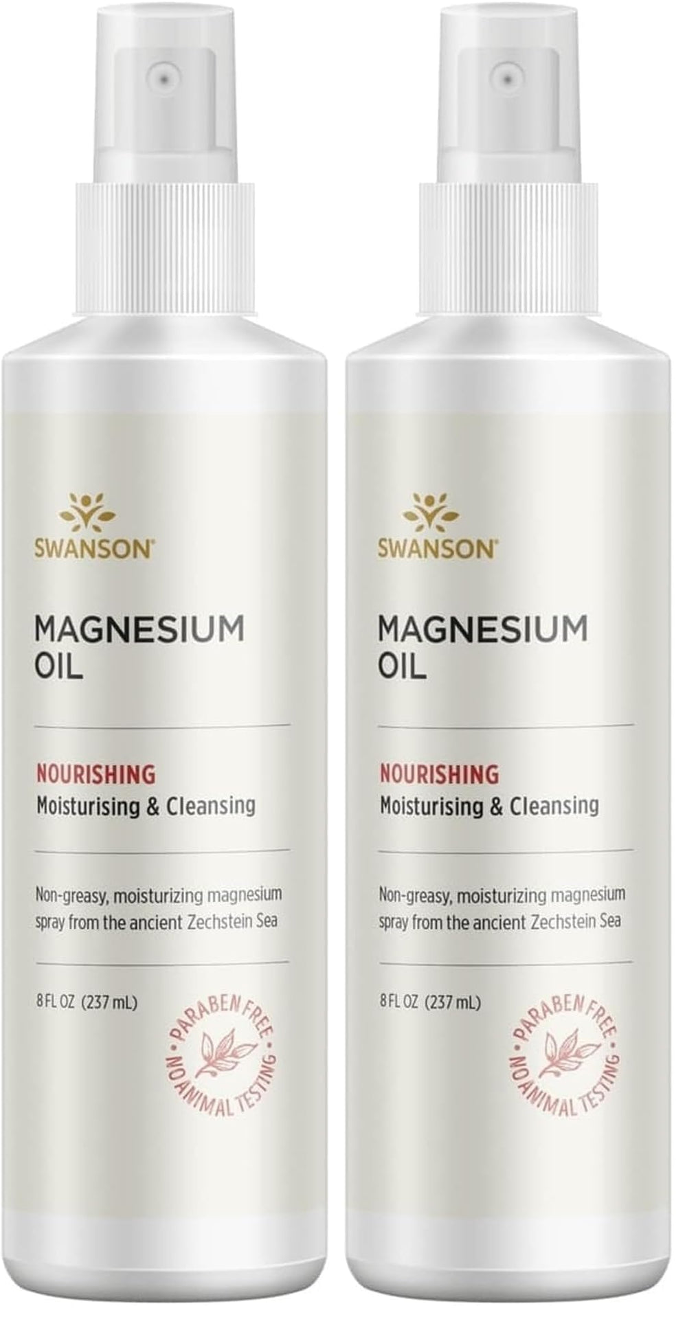 Swanson Magnesium Oil Spray Zechstein bottle displayed on white background