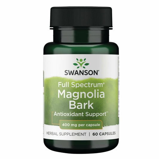 Swanson Magnolia Bark bottle front view