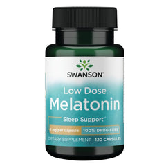 Swanson Melatonin 1mg capsule