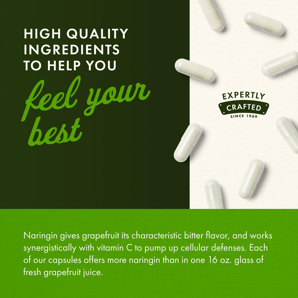 Naringin ingredients and nutrition label