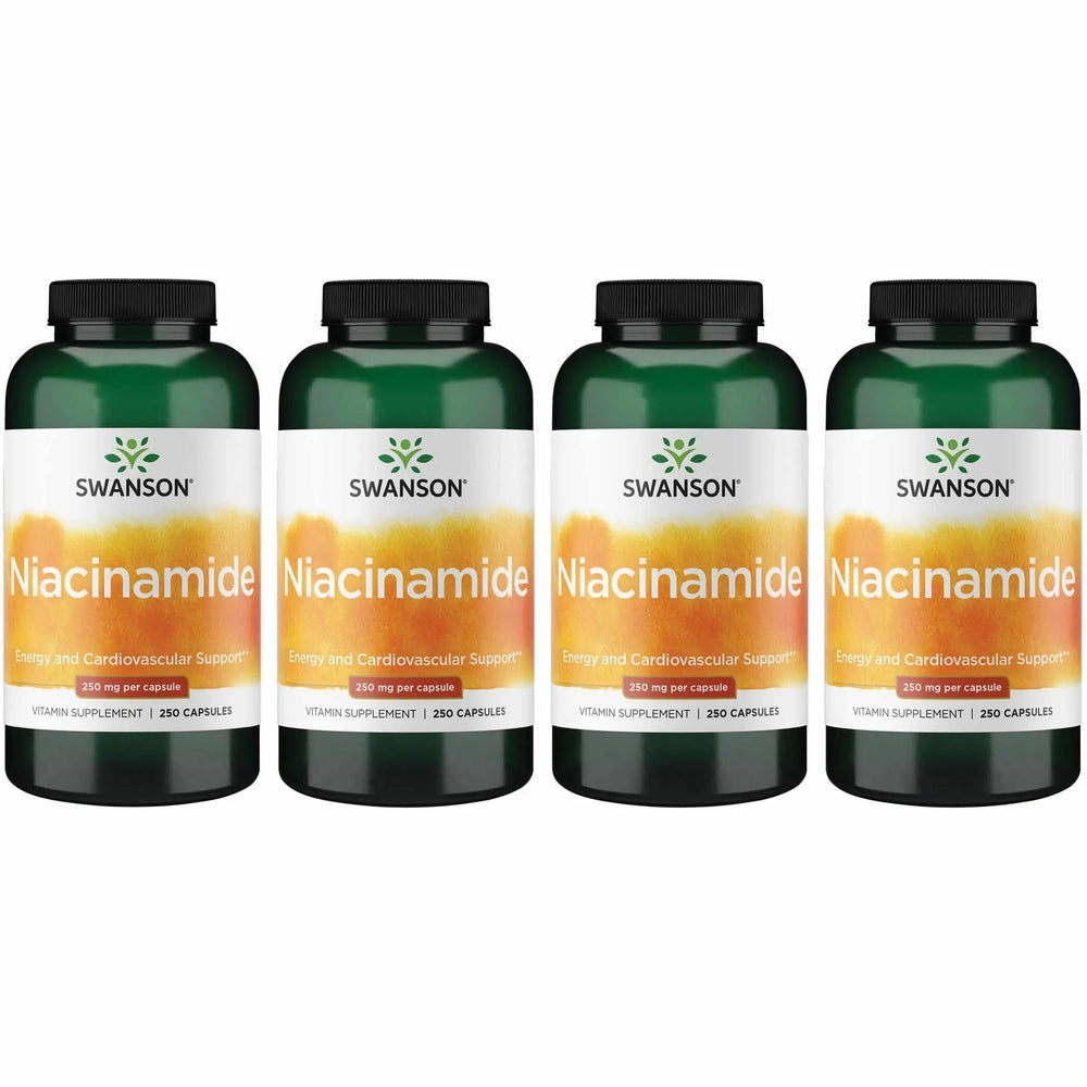 Front view of Swanson Niacinamide 250mg bottle