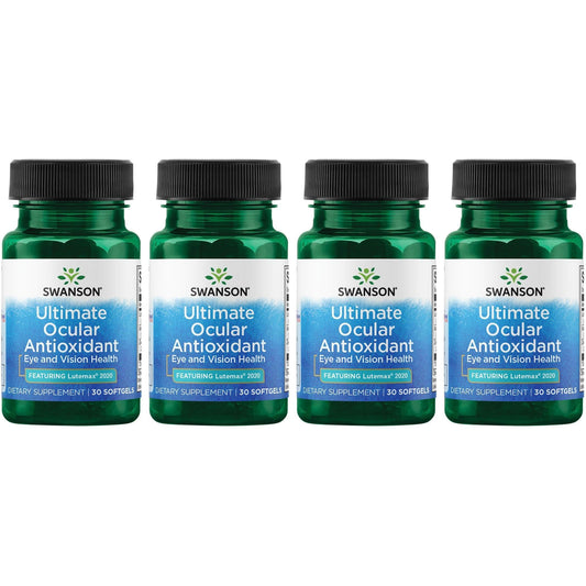 Swanson Ultimate Ocular Antioxidant with Lutemax 2020 - 30 Softgels, 4 Pack