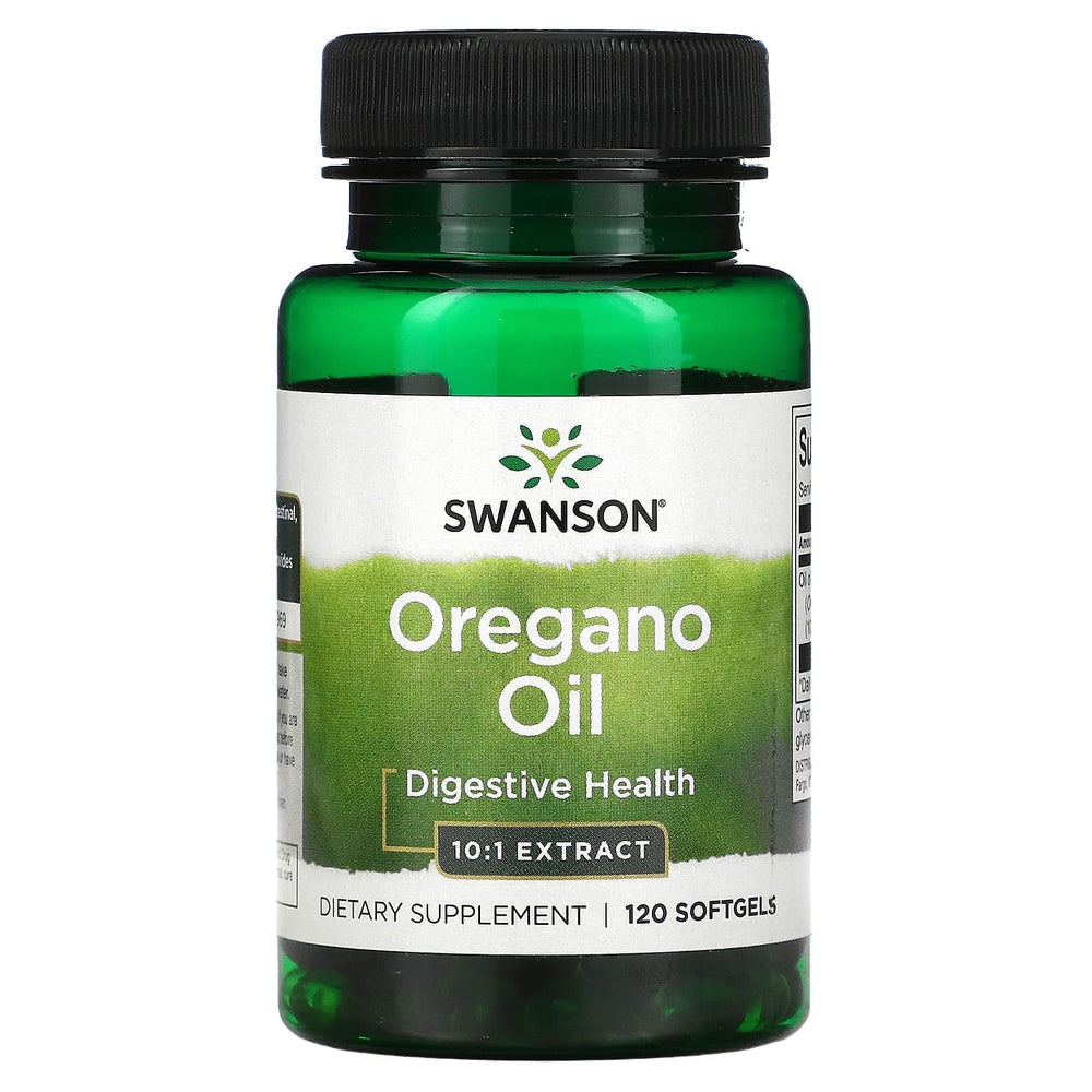 Digestive health graphic for Swanson oregano oil