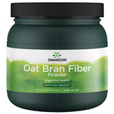 Swanson Organic Oat Bran Fiber powder canister, 8 oz (227 g)