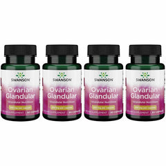 Swanson Ovarian Glandular bottle label showing 60 capsules