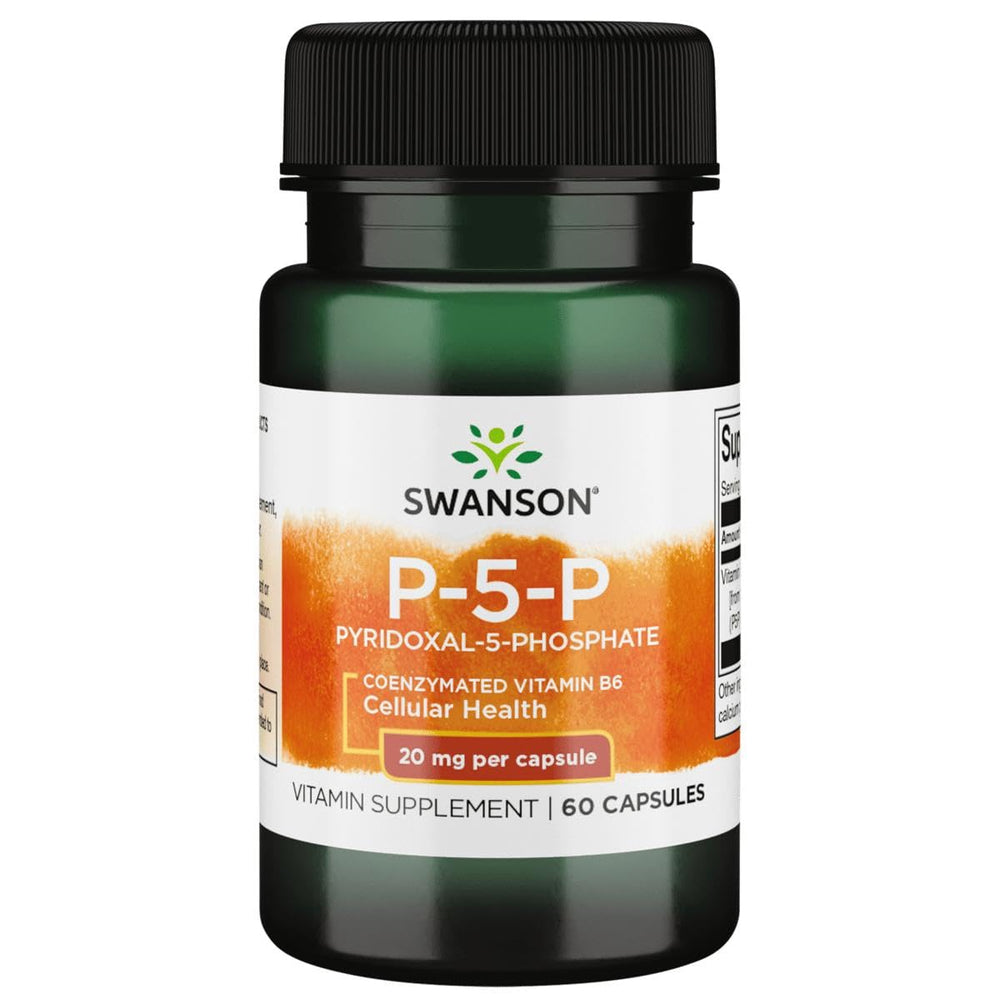 Swanson P-5-P Vitamin B-6 20 mg bottle front