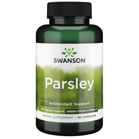 Swanson Parsley 650 mg 90 capsules bottle