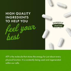 Swanson Peak ATP capsules showing 400 mg each