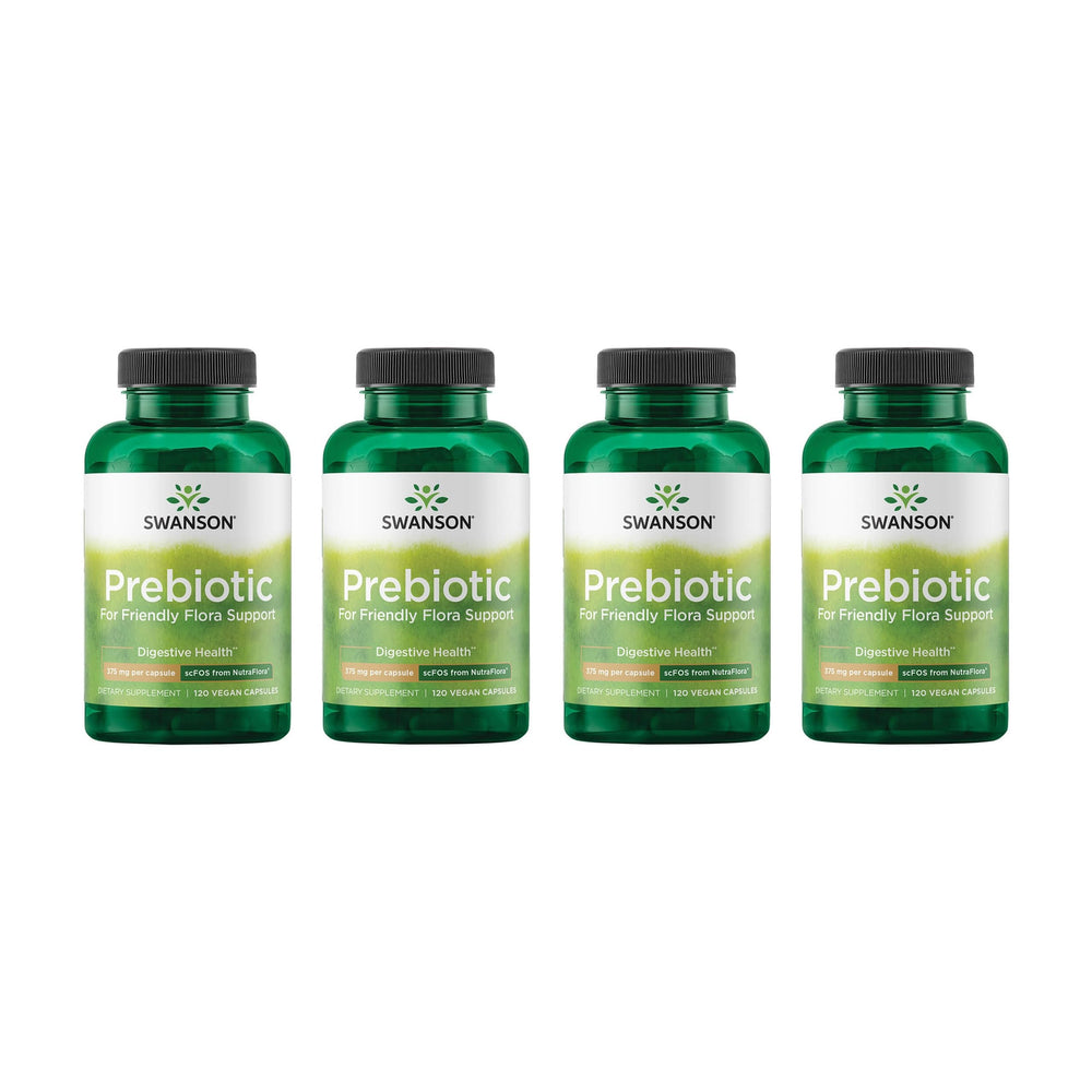 Swanson Prebiotic Capsules bottle with 120 veggie capsules