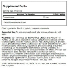 Label detail showing 25 mg per capsule