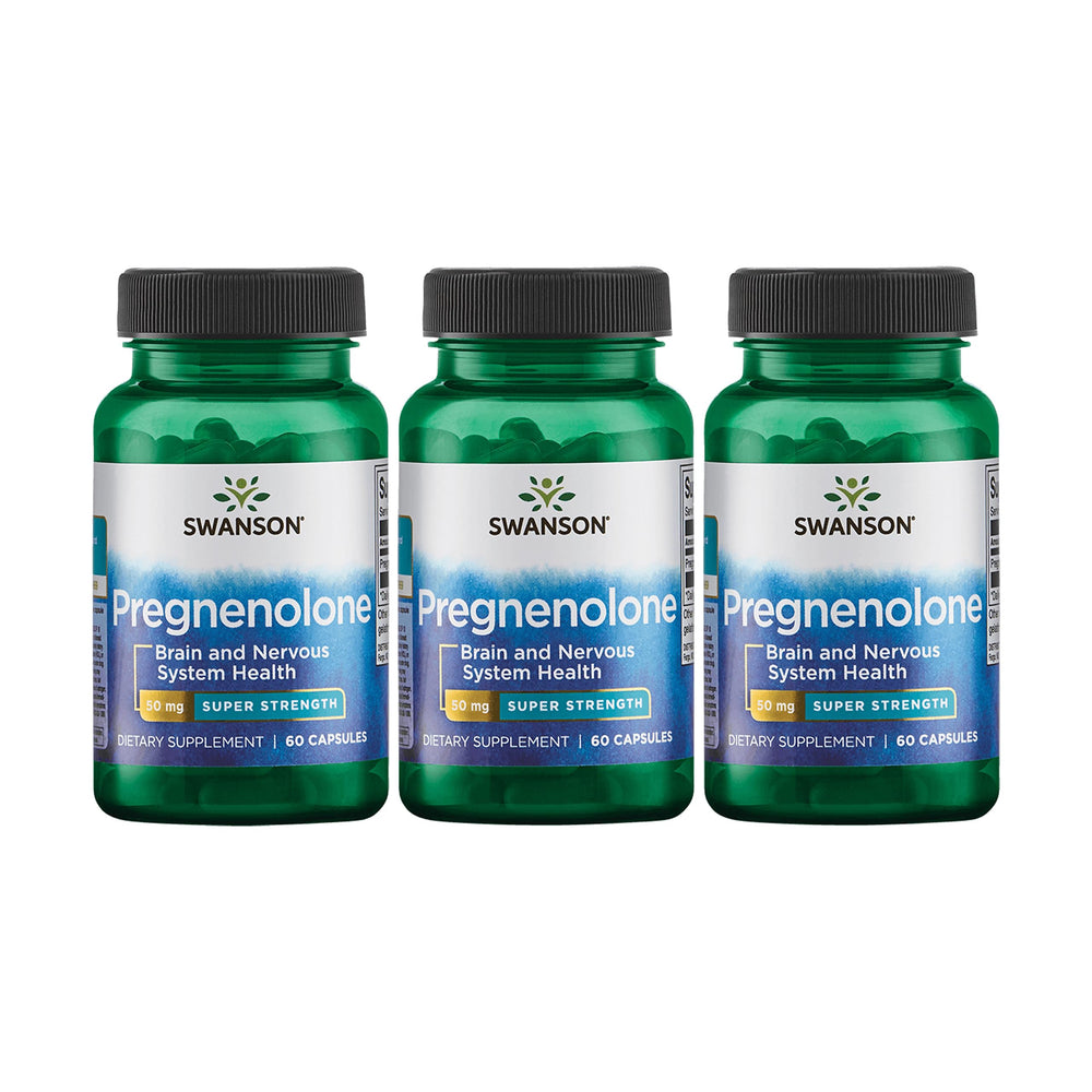 Swanson Pregnenolone 50 mg bottle - 60 capsules