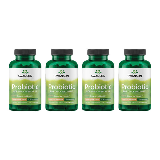 Swanson Probiotic bottle with 120 capsules