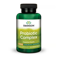 Front view of Swanson Probiotic Complex 120 Veggie DRcaps bottle