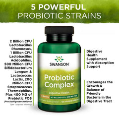 Ingredient notes including FOS prebiotic