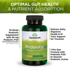 NutraFlora FOS prebiotic ingredient on the label
