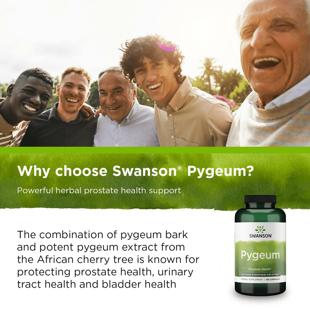Close-up of Pygeum capsules and 400 mg per capsule