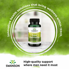 Two Swanson Saw Palmetto bottles in a 2-pack display