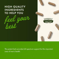 Saw Palmetto capsules highlighting hair support benefits