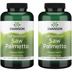 Hero image of Swanson Saw Palmetto 540 mg 2-pack bottle