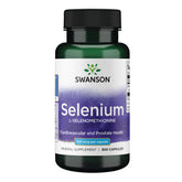 Swanson Selenium 300-capsule bottle on white
