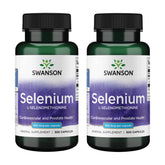Swanson Selenium L-Selenomethionine bottle label