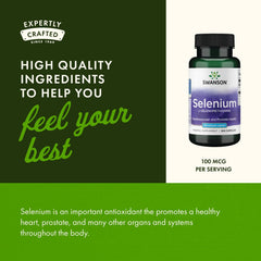 Full-spectrum plant-based ingredients in Swanson Selenium