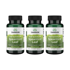 Swanson Spearmint Leaf Full Spectrum bottle front label