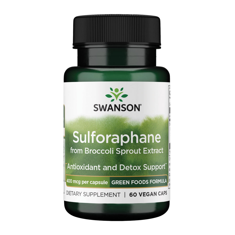 Swanson Sulforaphane bottle and label