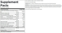 Close-up of Swanson Thyroid Essentials label