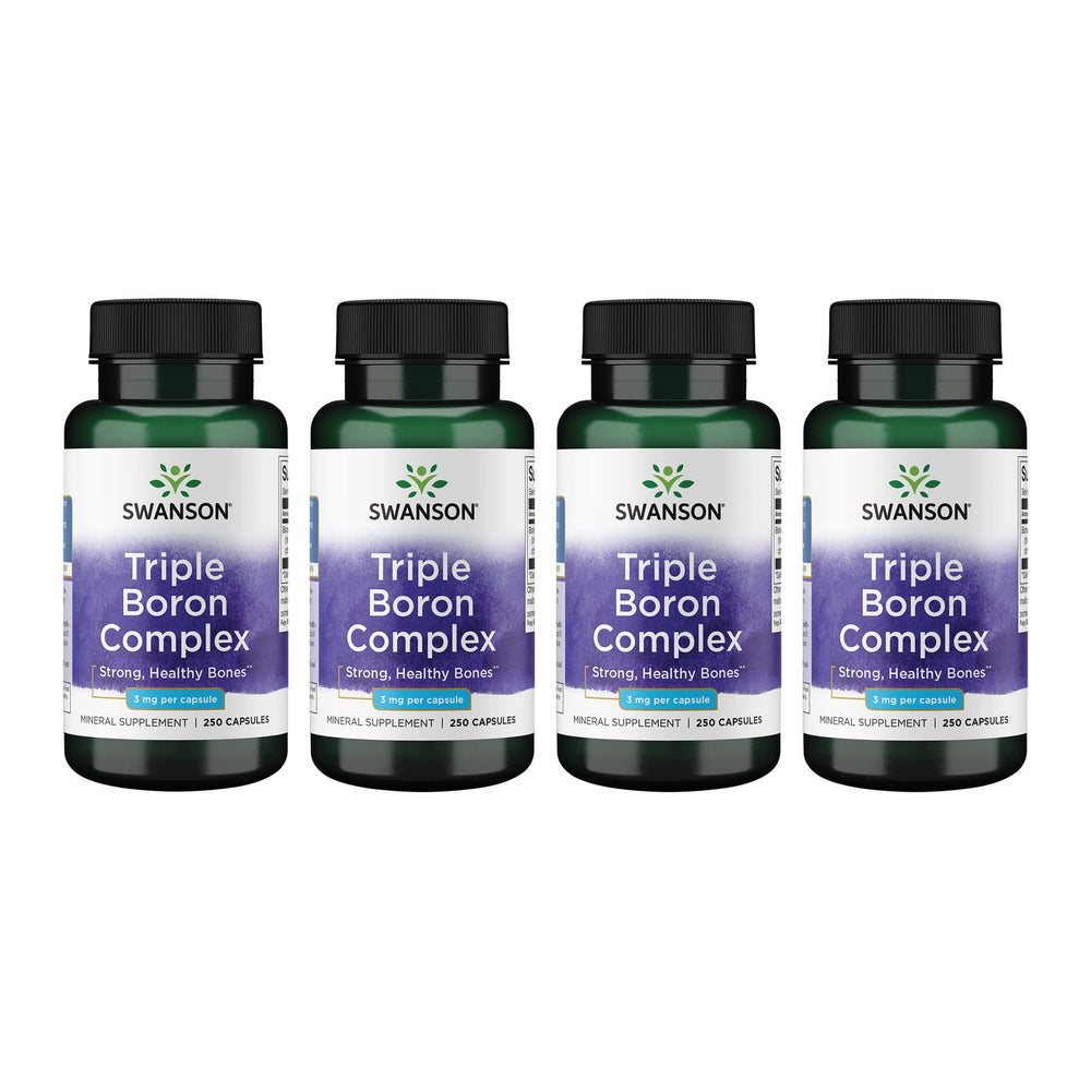 Swanson Triple Boron Complex bottle - 250 capsules