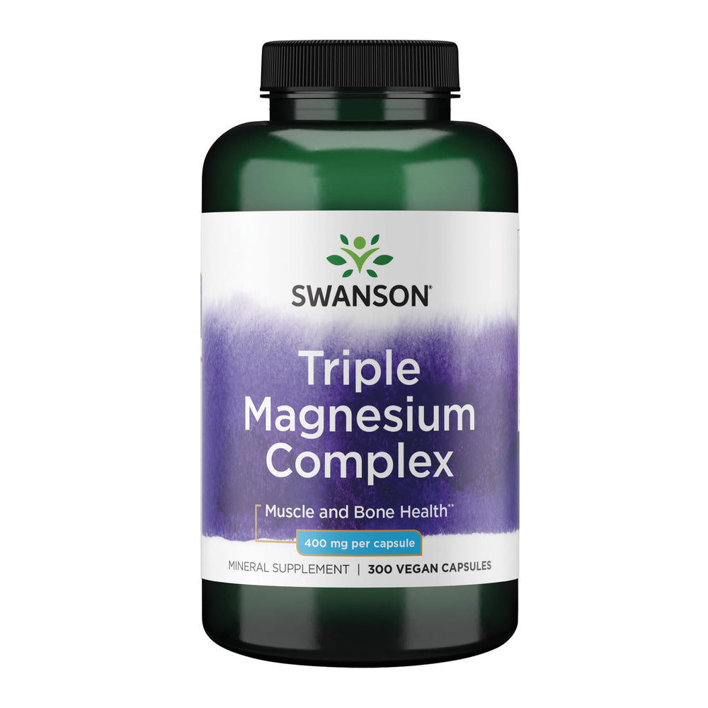 Swanson Triple Magnesium Complex bottle front view