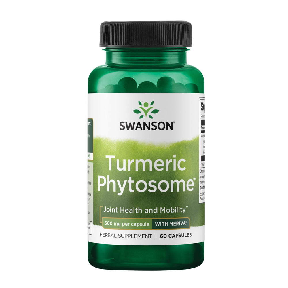 Swanson Turmeric Phytosome Meriva 500 mg bottle – front view