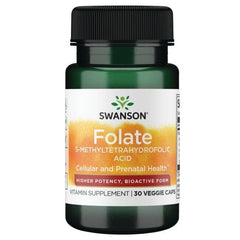 Swanson ULT FOLATE 1,360 mcg DFE vegan capsule bottle