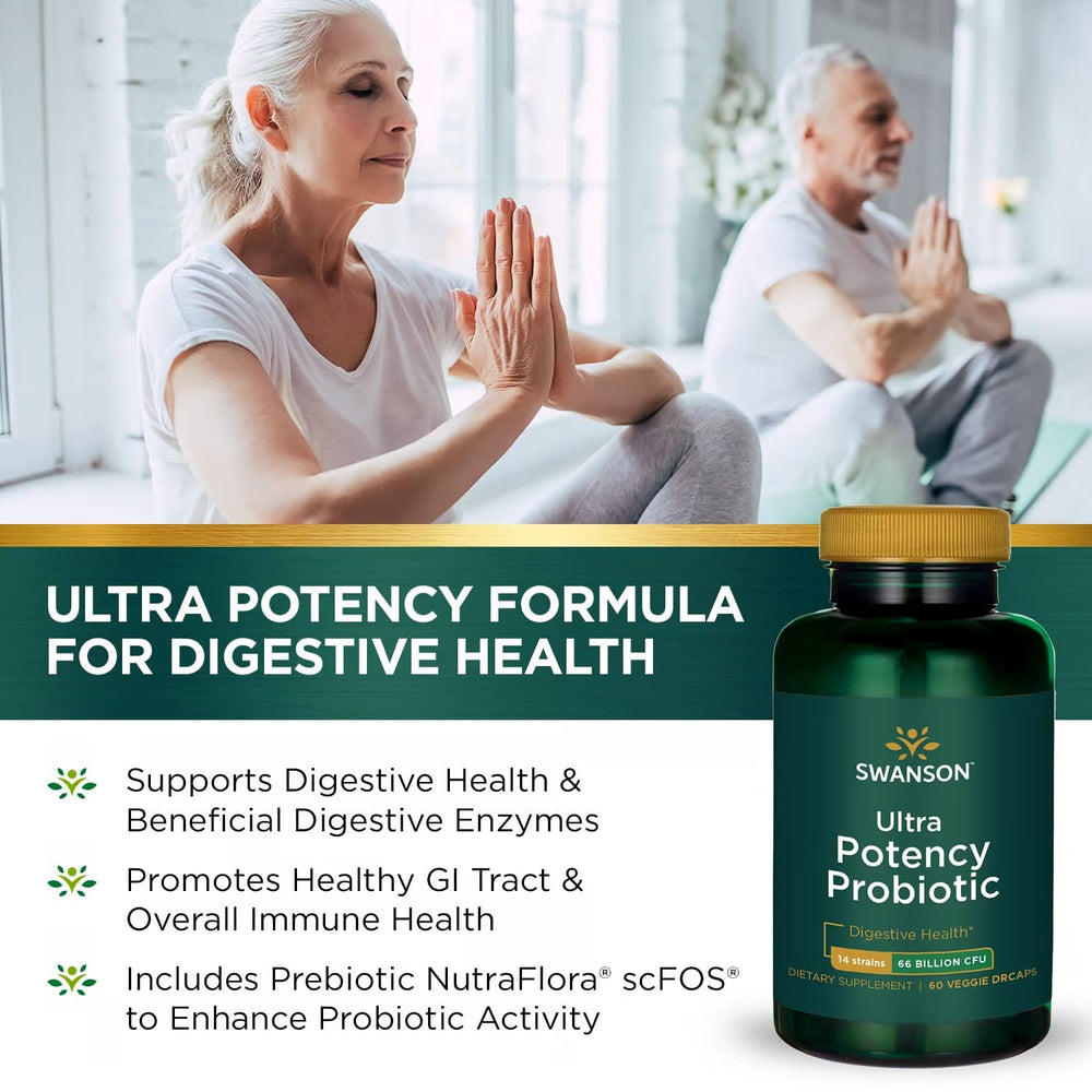 Ingredients panel featuring NutraFlora scFOS prebiotic