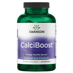Swanson CALCIBOOST 120 SGELS bottle with label