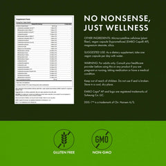 Close-up of the product label showing 30 Billion CFU and 25 strains