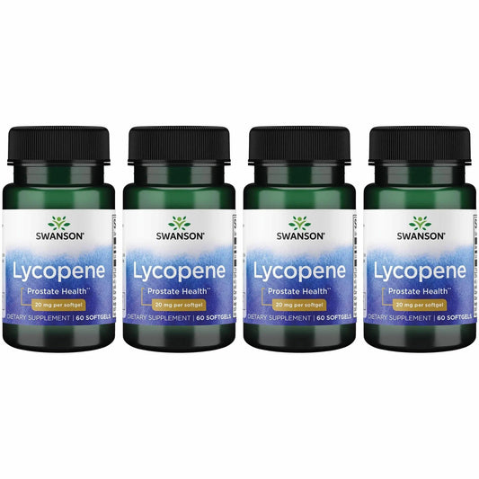 Swanson Lycopene bottle with label 60 softgels