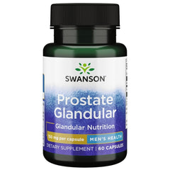 Swanson Raw Prostate Glandular 150 mg bottle - front view