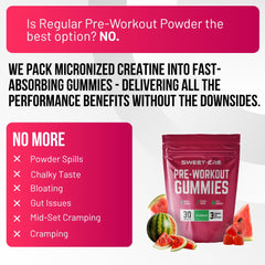 Close-up of watermelon-flavored gummies