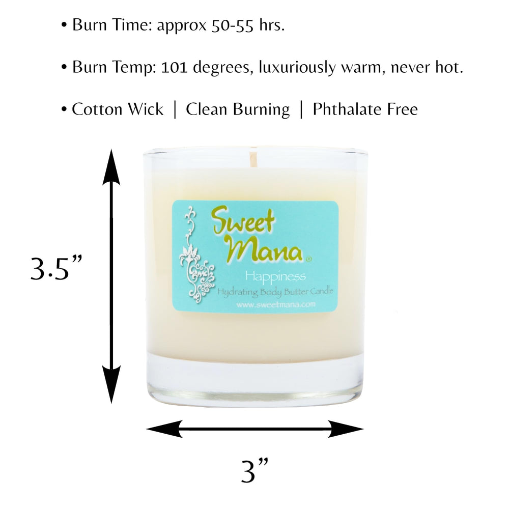 Sweet Mana body butter application nourishes skin after shower.