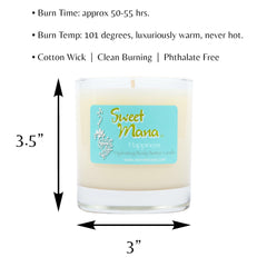 Sweet Mana body butter application nourishes skin after shower.