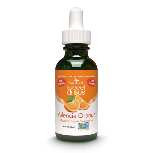 SweetLeaf Valencia Orange Sweet Drops 2oz bottle