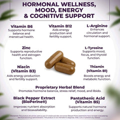 Adaptogenic herbs Damiana and L-Tyrosine in Swiss Activa+ Labs formula