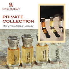 Swiss Arabian Gharaam on skin with warm amber musk