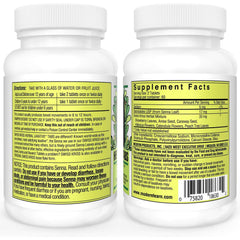 Swiss Kriss bottle-front label highlights natural senna-based laxative and soothing herb blend.