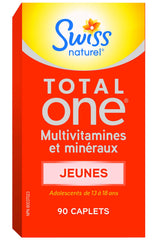 Ingredients list for Swiss Natural Total One Teen Multi Vitamin Caplet