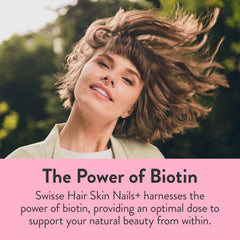 Biotin tablets close-up