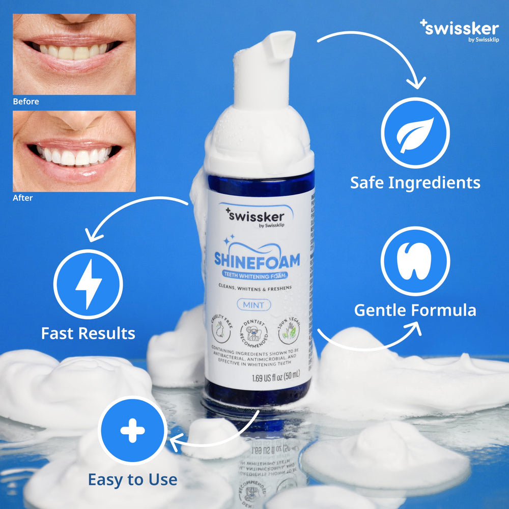 Ingredients highlight for ShineFoam toothpaste foam