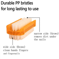 Sxmqhy nail brush orange, versatile for kitchen and bathroom cleaning